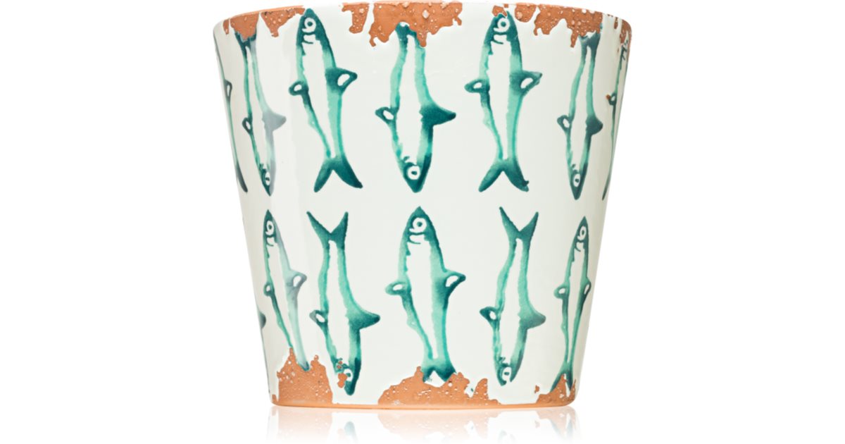 Wax Design Fish Jade Seaweed scented candle I. 14x12.5 cm