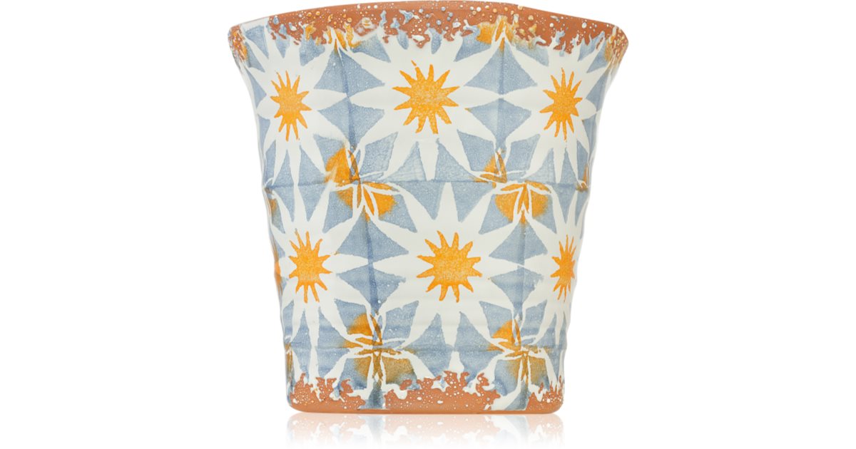 Wax Design Garden Blue Kasba Citronela outdoor candle 14x14 cm