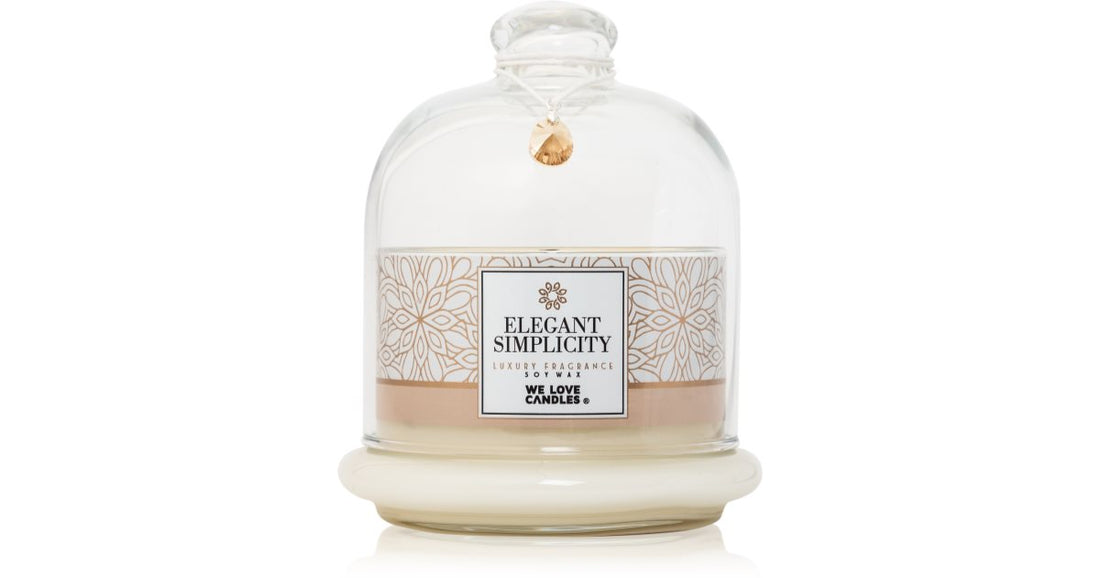 We Love Candles Gold Elegant Simplicity 150 g candle