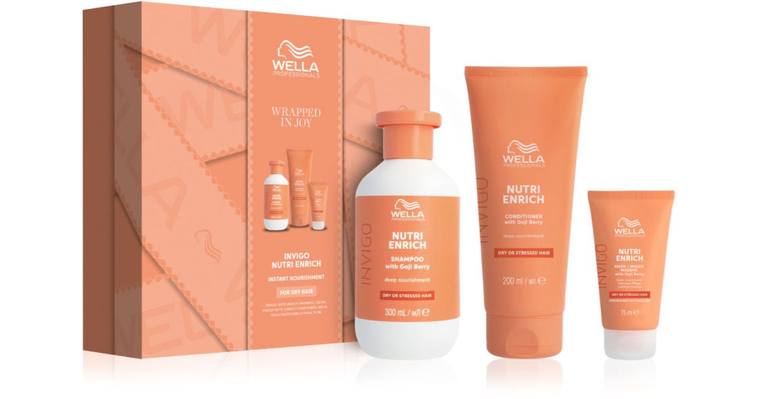 Wella Professionals Invigo Nutri-Enrich Gift Set (for dry, tired hair) 3 pcs