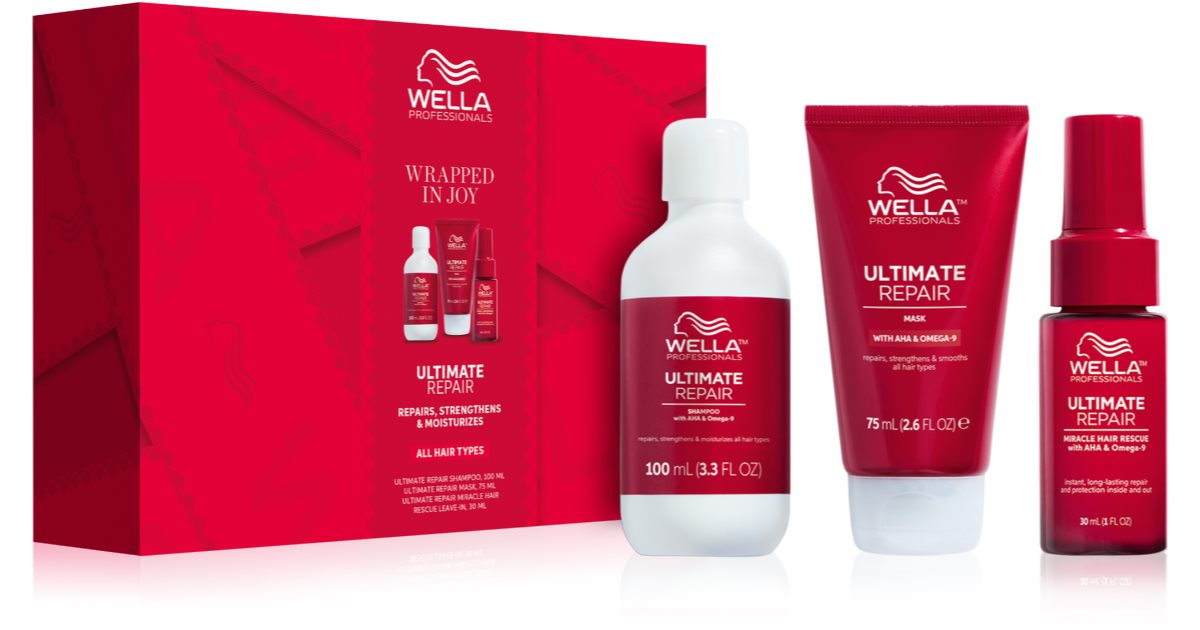 Wella Professionals Ultimate Travel Repair Kit (For Damaged Hair) 3 pcs