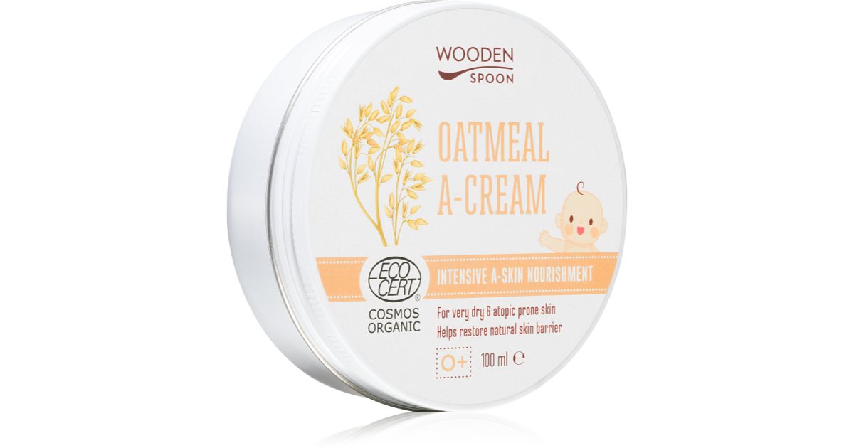 WoodenSpoon Oatmeal A-nourishing soothing cream for dry and atopic skin 100 ml