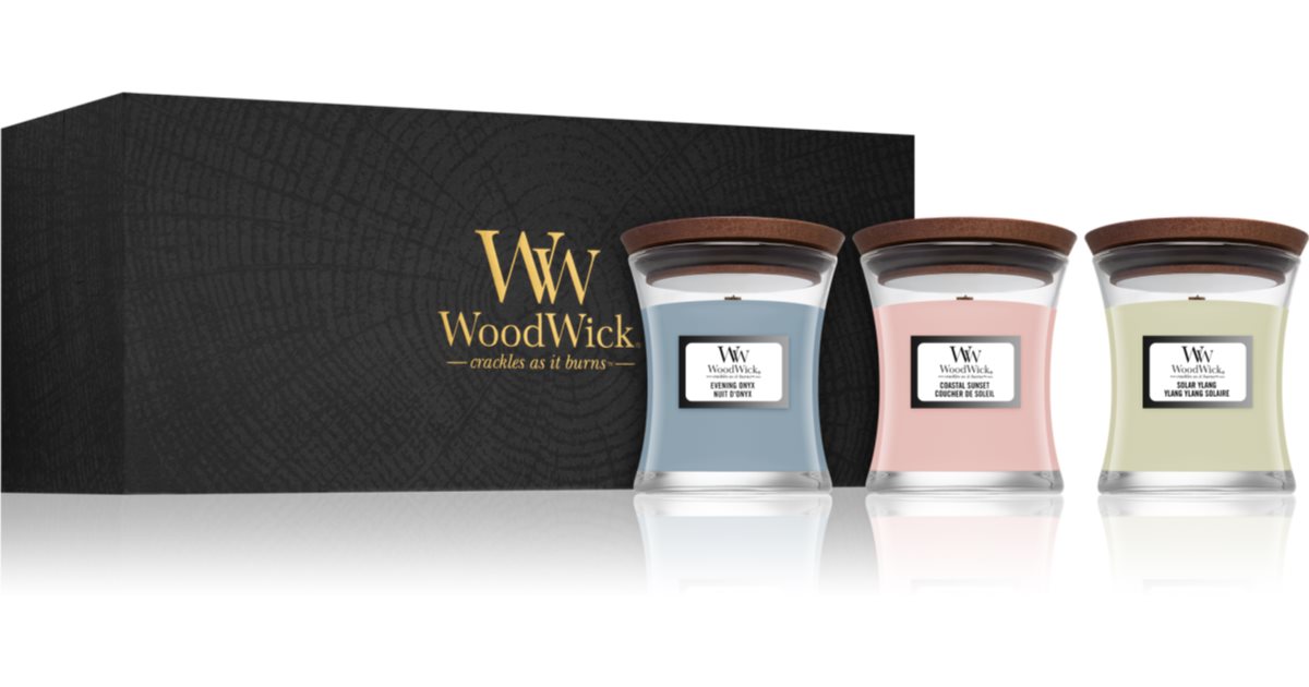 Woodwick Evening Onyx &amp; Solar Ylang &amp; Coastal Sunset 1 pc