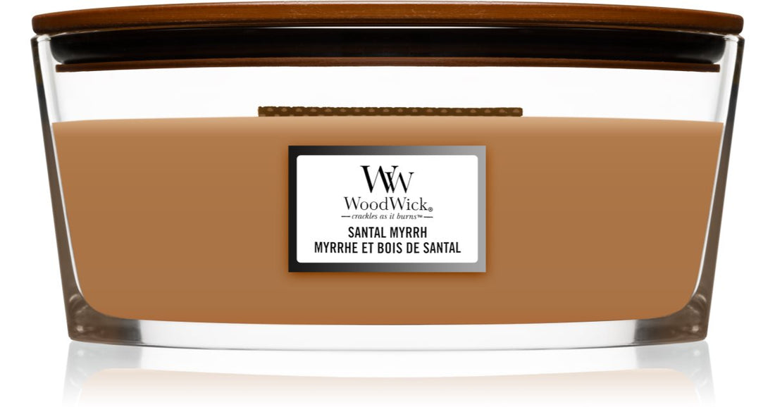 Woodwick Santal Myrrh 16 oz candle