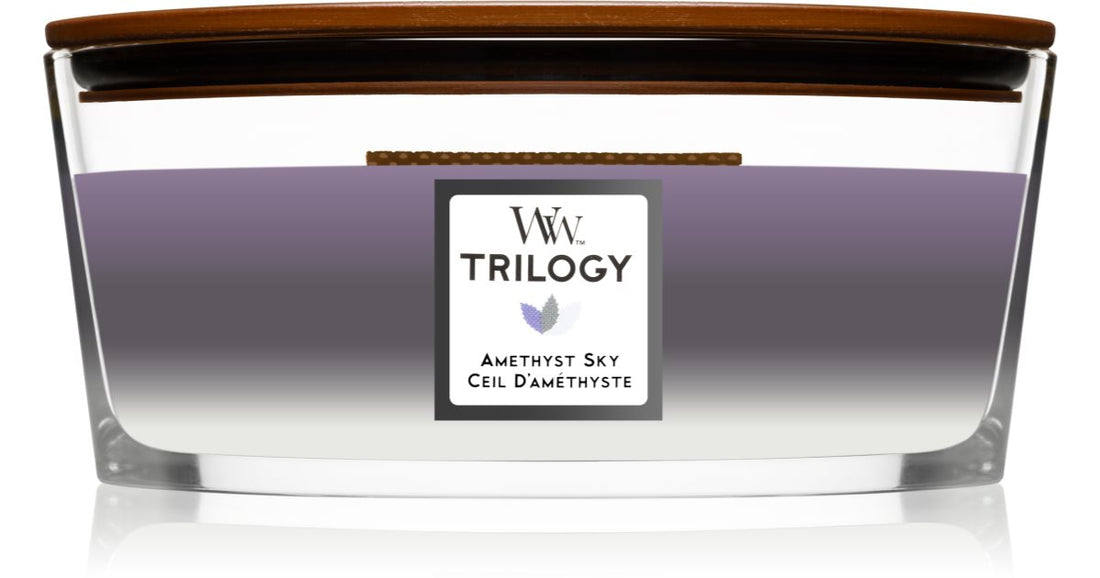 Woodwick Trilogy Amethyst Sky 453.6 g candle