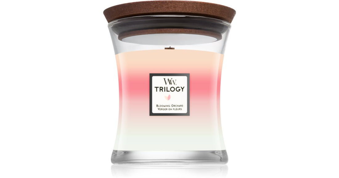 Woodwick Trilogy Blooming Orchard 275 g candle