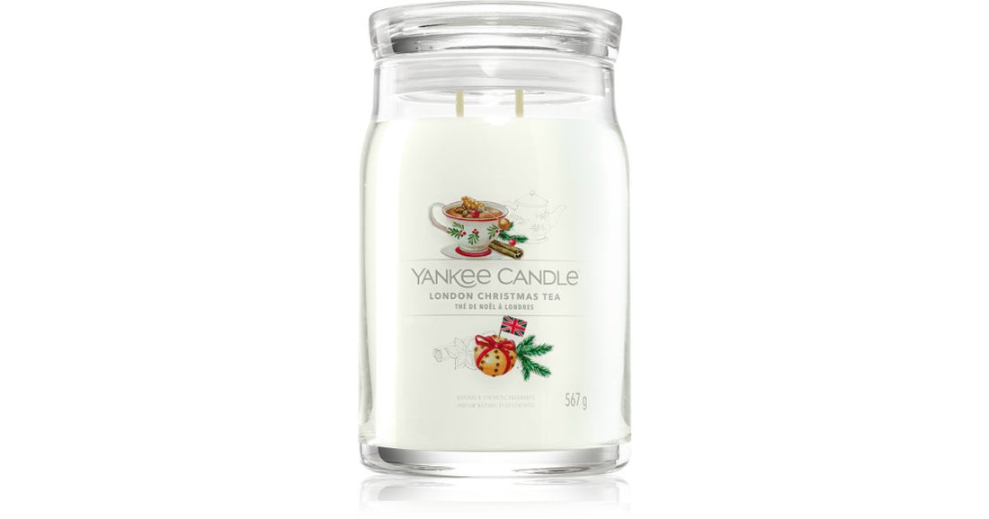 Yankee Candle London Christmas Tea scented candle 368 g