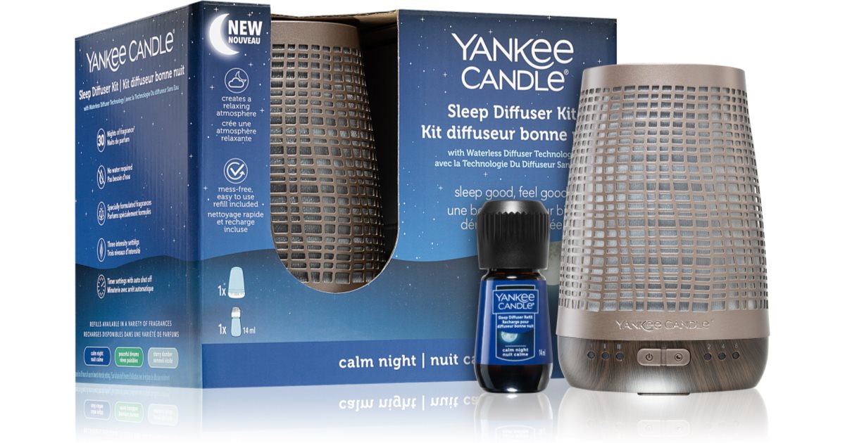 Yankee Candle Sleep Diffuser Kit Bronze 1 pc 480g