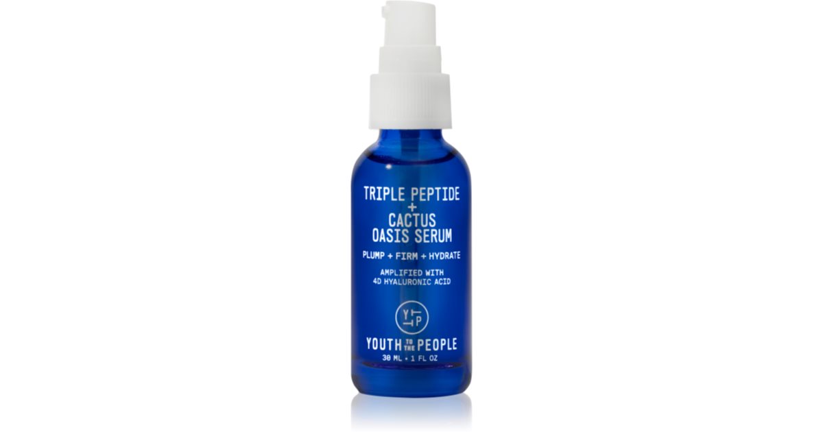 Youth To The People Oasis Triple Peptide + Cactus Face Serum for Face and Neck 30ml