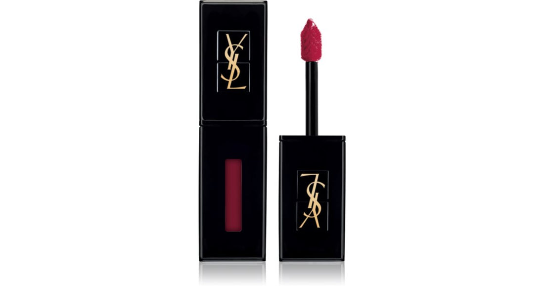 Yves Saint Laurent Vernis À Lèvres Vinyl lip gloss with creamy texture color 407 Carmin Sesssion 5.5 ml